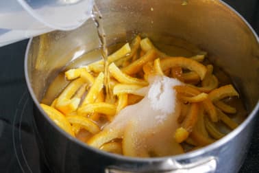 Ecorces d'oranges confites - Etape 6