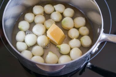 Petits oignons glacés - Etape 3