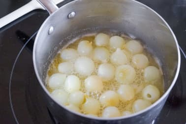 Petits oignons glacés - Etape 5