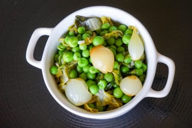 Petits pois à la française - Etape 8