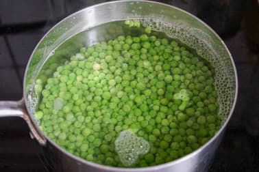Petits pois à la française - Etape 1