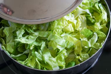 Petits pois à la française - Etape 5