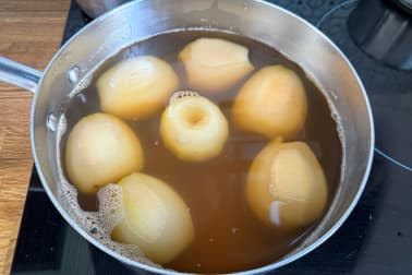 Poires au sirop - Etape 5