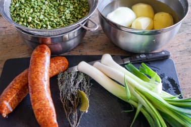 Potage Saint Germain - Etape 1