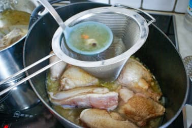 Poulet au vin jaune - Etape 5