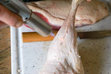 Préparer un canard à pocher - Etape 2