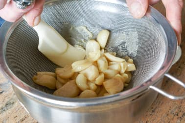 Purée d'ail confit - Etape 3