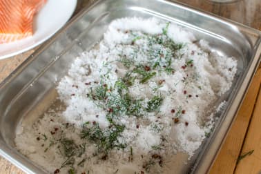 Gravlax de saumon - Etape 3