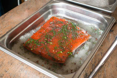 Gravlax de saumon - Etape 7