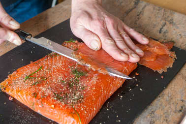 Gravlax de saumon - Etape 10