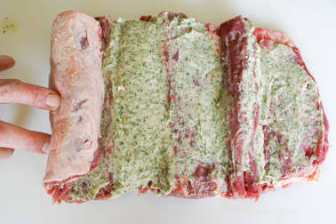 Selle d'agneau farcie - Etape 5