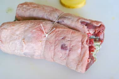 Selle d'agneau farcie - Etape 6