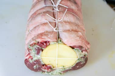 Selle d'agneau farcie - Etape 7