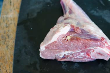 Souris d'agneau confites à l'ail - Etape 4