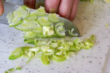 Tarte poireaux mimolette - Etape 2