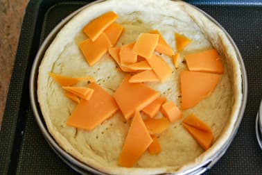 Tarte poireaux mimolette - Etape 10