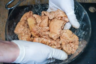 Terrine de foie gras à l'anguille fumée - Etape 2