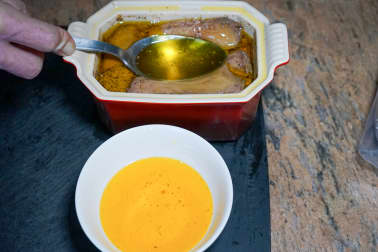 Terrine de foie gras à l'anguille fumée - Etape 9