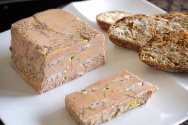 Terrine de foie gras à l'anguille fumée - Etape 12