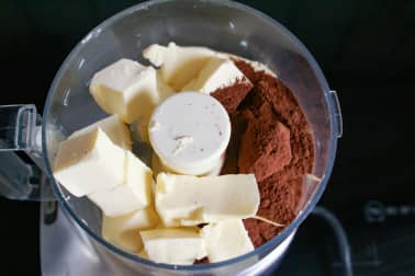 Feuilletage au chocolat : la détrempe - Etape 2