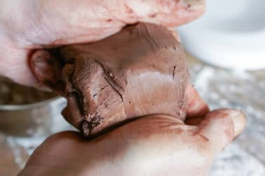 Feuilletage au chocolat : la détrempe - Etape 5