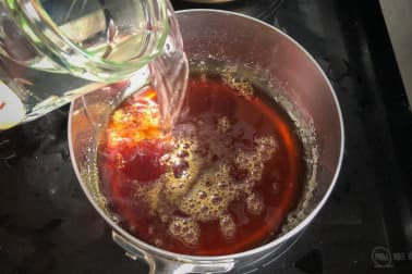 Le caramel et sa décuisson - Etape 7