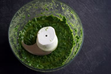 Jus vert épinards, roquette et basilic - Etape 6