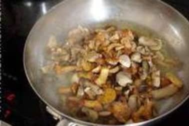 Poêlée de champignons sauvages - Etape 7