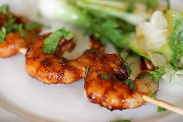 Brochettes de gambas au miel - Etape 8