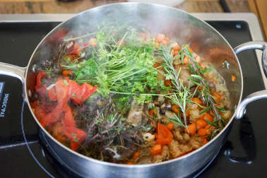 Fond brun rapide - Etape 4