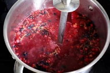 Sorbet groseilles cassis - Etape 3