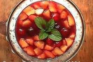 Pêches au vin rouge épicé - Etape 8