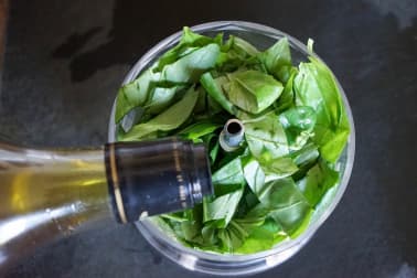 Pesto rouge et pesto vert - Etape 4
