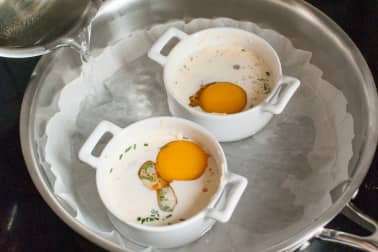 Oeufs cocotte - Etape 6