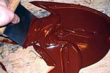 Tabler le chocolat au marbre - Etape 8