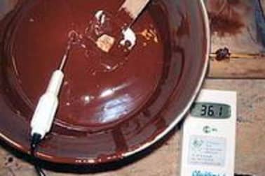 Tabler le chocolat au marbre - Etape 11