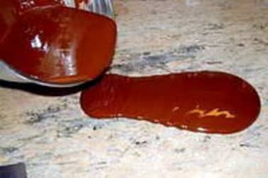 Tabler le chocolat au marbre - Etape 6