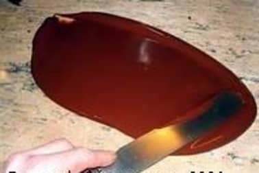 Tabler le chocolat au marbre - Etape 7