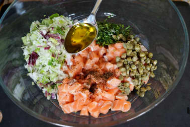 Tartare de saumon - Etape 10