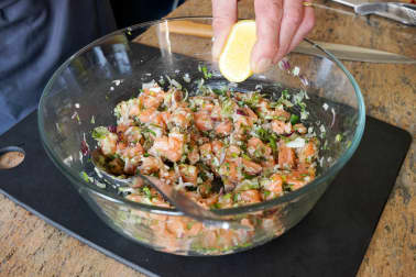 Tartare de saumon - Etape 11