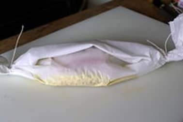 Pliage d'une papillote - Etape 4