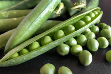 Velouté de cosses de petits pois - Etape 1