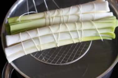 Poireaux vinaigrette - Etape 6