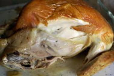 Poulet de Bresse rôti en papillote - Etape 10