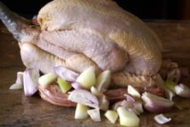 Poulet de Bresse rôti en papillote - Etape 4