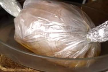 Poulet de Bresse rôti en papillote - Etape 6