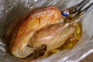Poulet de Bresse rôti en papillote - Etape 7