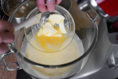 Crème d'amande noisette et chocolat - Etape 3