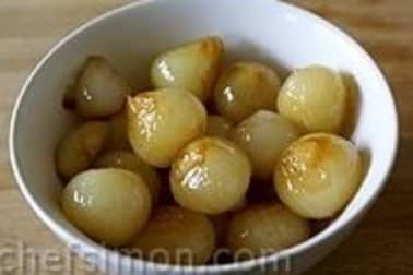 Petits oignons glacés - Etape 8