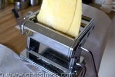 Ravioles de gambas - Etape 5